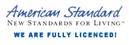 American Standard - We are fully licensed!